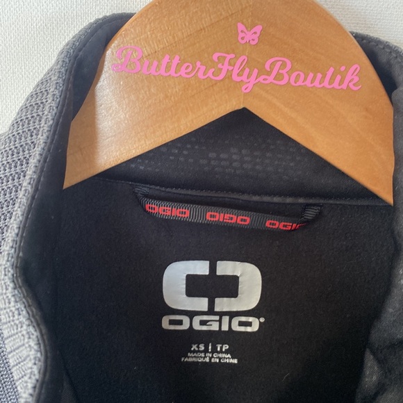 Ogio grey long-sleeve full zip ribbed jacket, Size X-Small - Picture 5 of 9